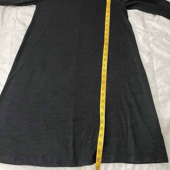 GAP Dress Women Size Small Black Swing Long Sleeve Basic Staple A Line Preppy - Picture 4 of 7